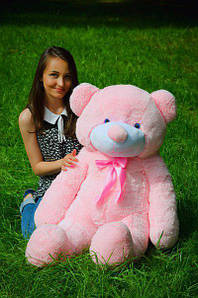 М'яка іграшка подарунок на 8 березня плюшевий ведмедик Рафаель 120 см Рожевий