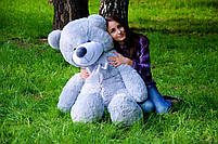 М'яка  іграшка подарунок на 8 березня плюшевий ведмедик Рафаель 140 см Сірий, фото 3