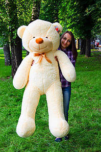 М'яка  іграшка подарунок на 8 березня плюшевий ведмедик Рафаель 160 см Персиковий