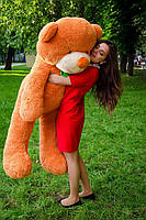 М'яка іграшка подарунок на 8 березня плюшевий ведмедик плюшевий мішка Рафаель 160 см Карамельний, фото 3