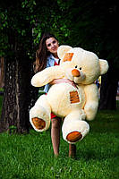 М'яка іграшка подарунок на 8 березня плюшевий ведмедик плюшевий мішка Потап 150 см Кремовий, фото 3