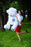 М'яка іграшка подарунок на 8 березня плюшевий ведмедик плюшевий мішка Потап 150 см Білий, фото 4