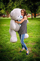 М'яка іграшка подарунок на 8 березня плюшевий ведмедик плюшевий мішка Бойд 160 см Сірий, фото 4