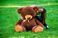 М'яка іграшка подарунок на 8 березня плюшевий мішка Томии 150 см Шоколадний, фото 4