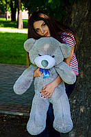 М'яка іграшка подарунок на 8 березня плюшевий ведмедик плюшевий мішка Рафаель 100 см Сірий, фото 3