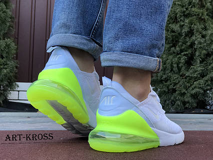 Nike air 270 white and green online