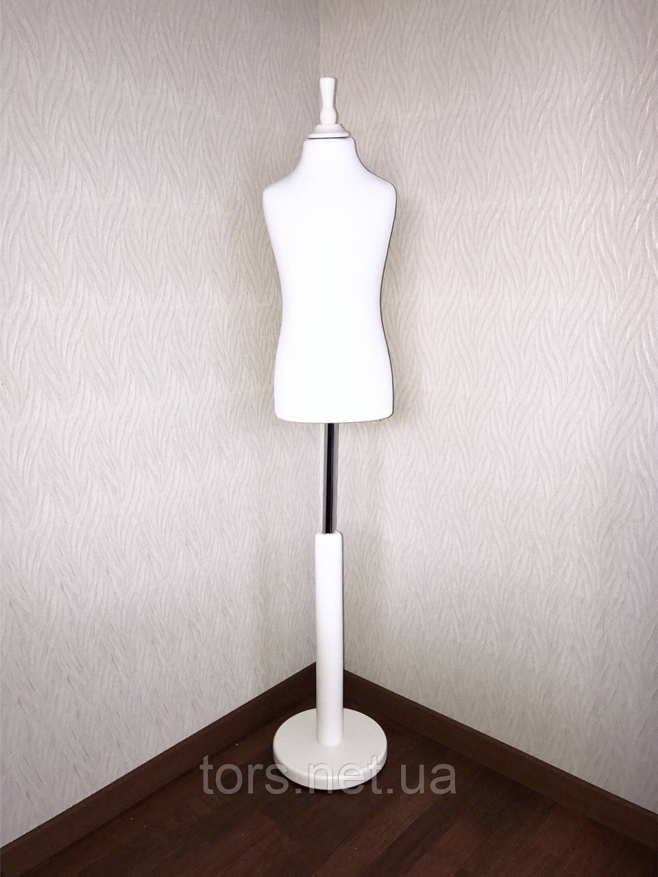 Манекен дитячий в білому кольорі, фото 1