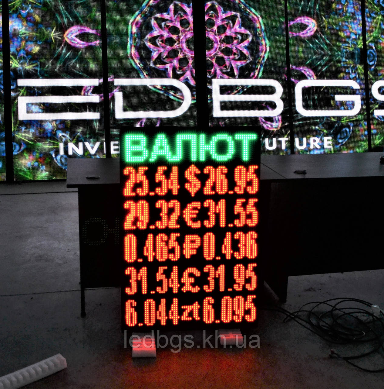 Табло валют (680х1000 мм 5 валют)