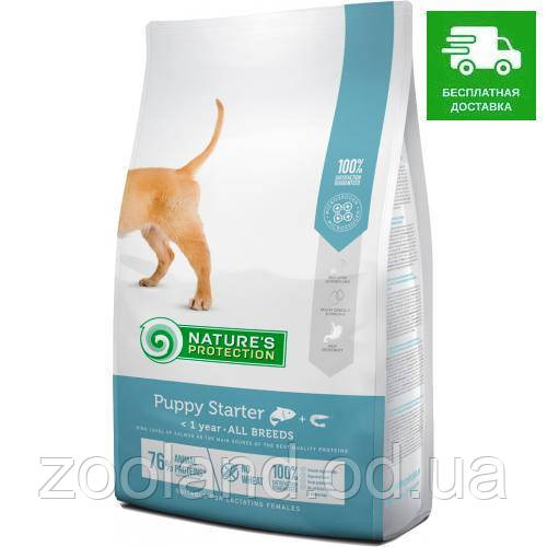 NPB46037 Nature's Protection Puppy Starter Лосось і Криль, 18 кг