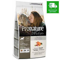 Pronature Holistic Dog Adult All Breeds Indoor & Outdoor з індичкою і журавлиною, 13,6 кг