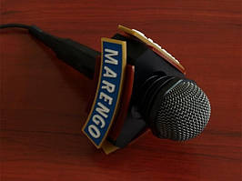 Насадка на мікрофон з логотипом трикутна (Ширина: 100 мм; Висота: 40мм;)