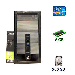 HP 400 G1 Tower/Intel Core i5-4570 (4 ядра по 3.2 — 3.6 GHz) / 8 GB DDR3 / 500 GB HDD / nVidia GeForce GT, фото 1