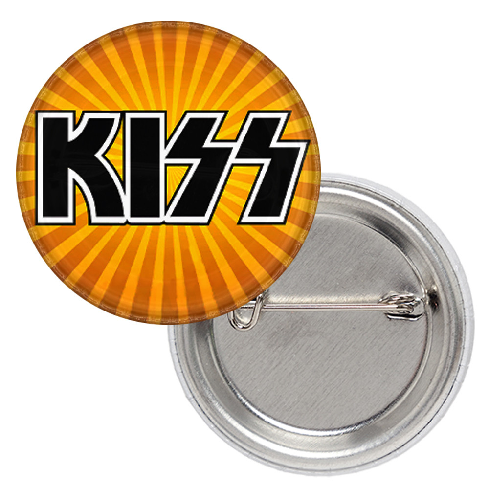 Значок Kiss (black logo), фото 1