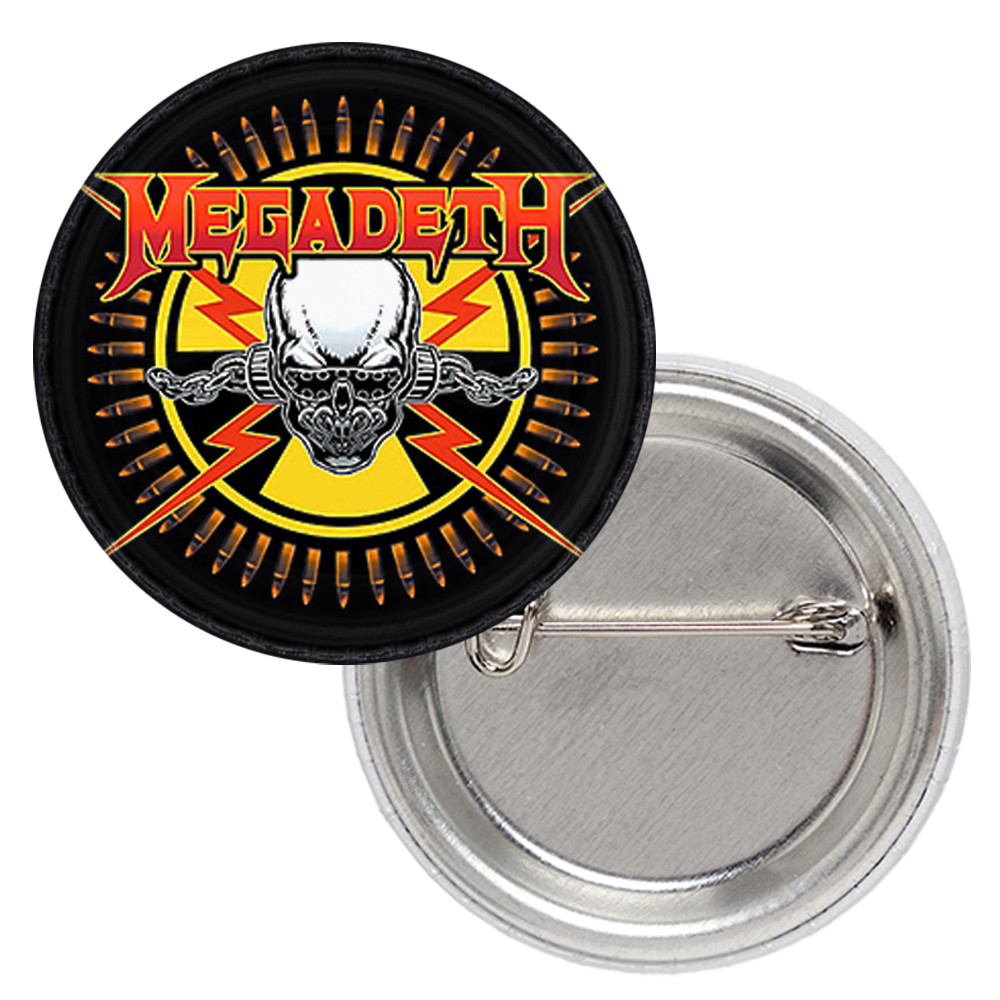 Значок Megadeth (Vic and Lightning)