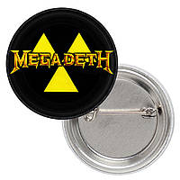 Значок Megadeth (Radioactive logo)