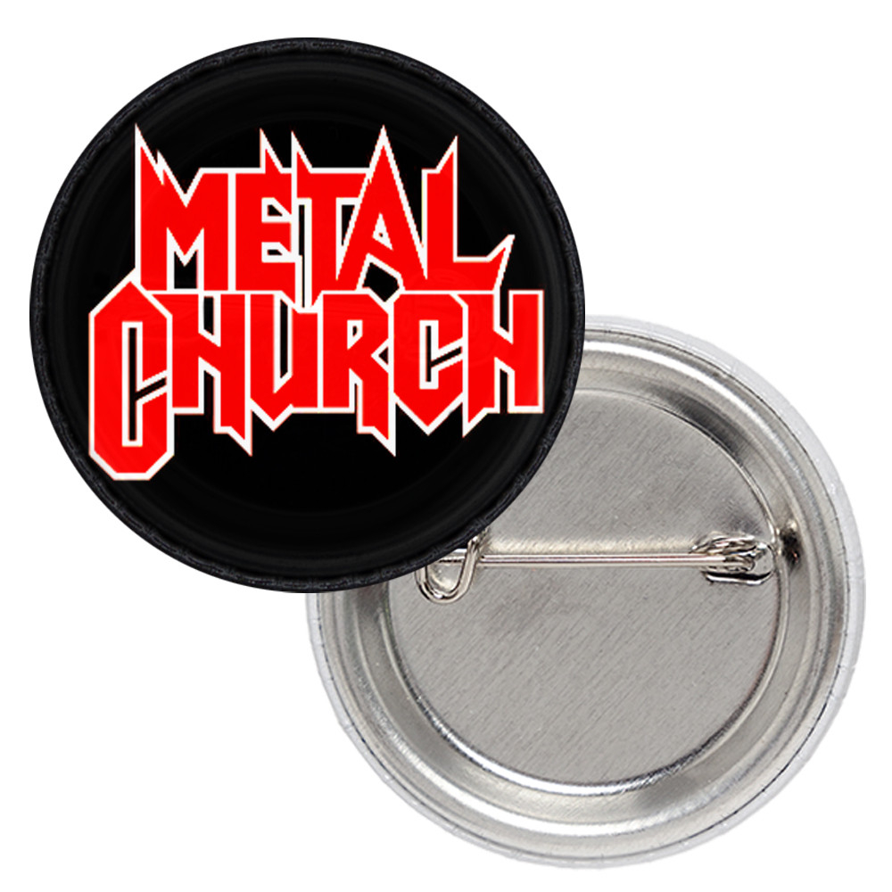 Значок Metal Church (red logo), фото 1