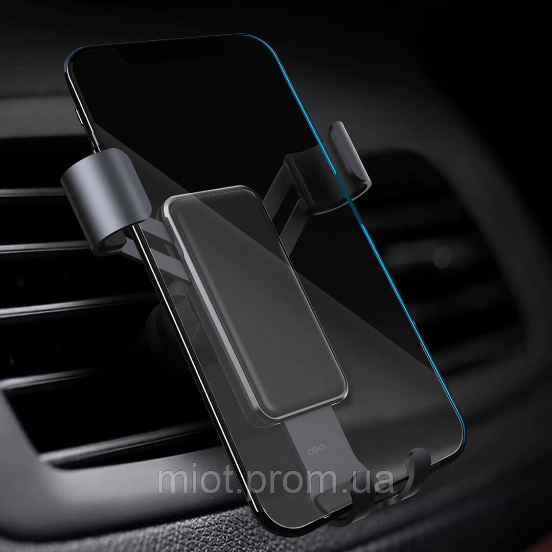 Автомобильное крепление Xiaomi COOWOO Gravity car phone holder T200 Black - фото 5 - id-p1349898349