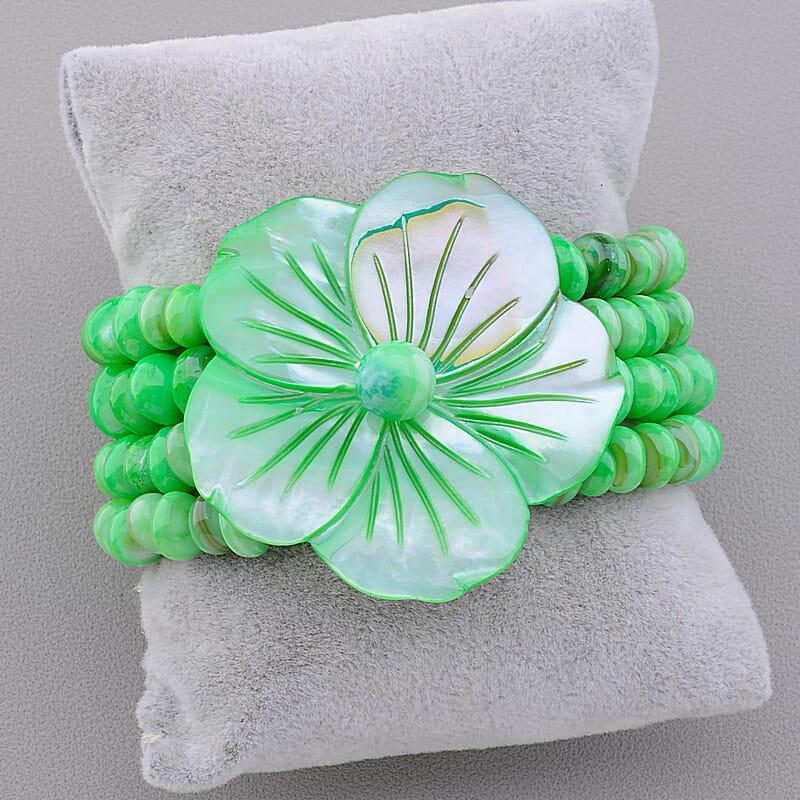 Браслет на руку Перламутр 18 см., фото 1