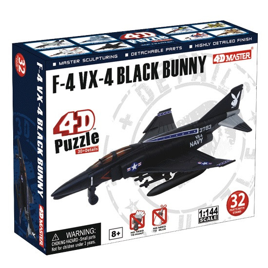 Об'ємний пазл Літак F-4 VX-4 в масштабі 1/144. 4D Master 26227