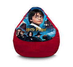 Крісло мішок "Harry Potter. Young wizard" Флок XXXL (100х135 см)