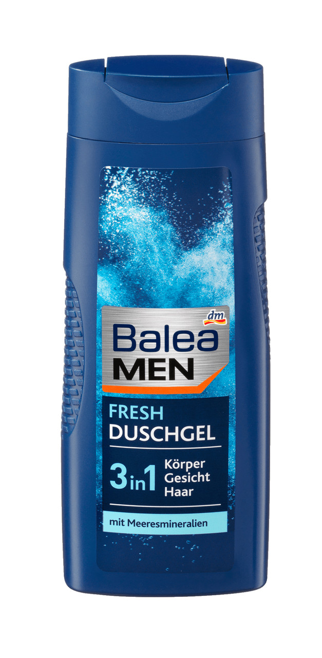 Чоловічий гель для душу 3 в 1 Balea Men Fresh 300 мл