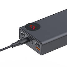 Повербанк Baseus 30000mAh Mulight Power Bank колір чорний (PPMY-01), фото 4