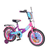 Велосипед TILLY Cute 16" T-216217/1 pink+purple /1/