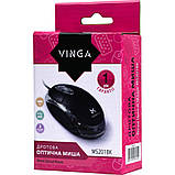 Миша Vinga MS-201BK, USB, фото 8