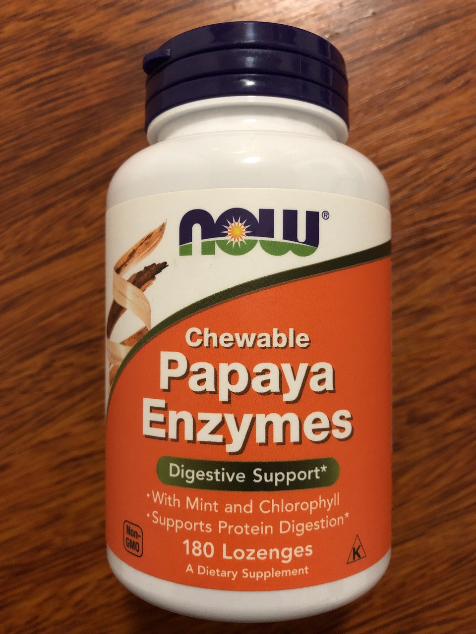 Папайя Ензими ферменти Now Foods Papaya Enzymes 180 Lozenges