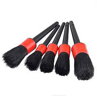Набор щеток для детейлинга - Magnum Brushes Kit 5 шт. черный (MBK1)