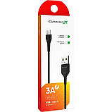 Кабель USB Type-C - USB A 1м Grand-X (PC-03B), фото 3