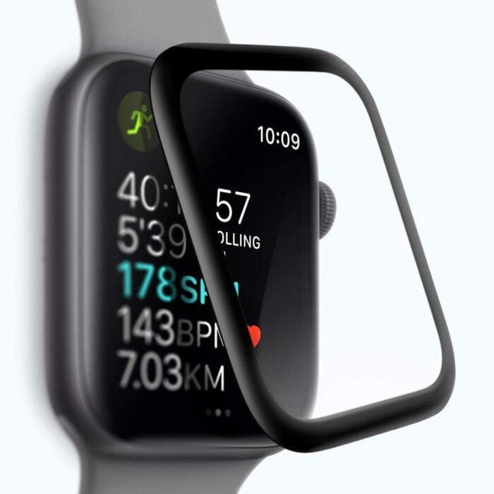 Захисне скло Apple Watch 44mm 5D Black