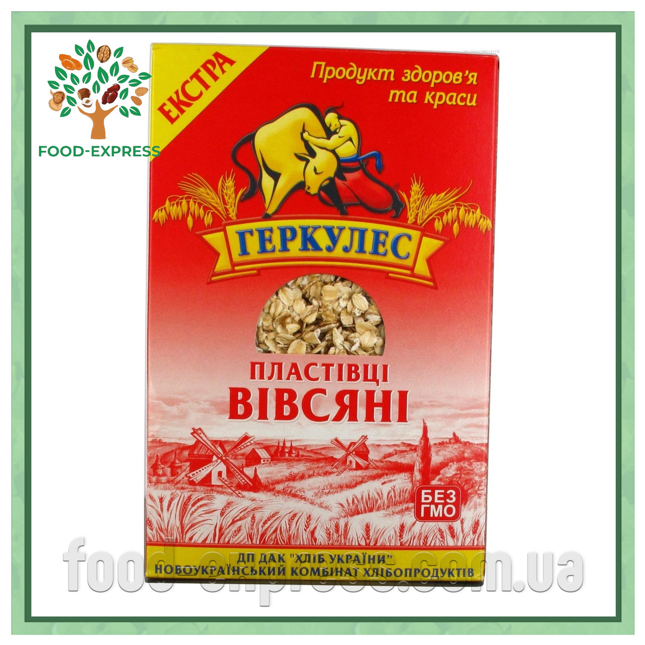 Пластівці вівсяні Телець Геркулес 700гр, фото 1