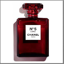 Chanel N5 L'eau Red Edition парфумована вода 100 ml. (Шанель №5 Наповнююча Єау Ред Эдишн), фото 3