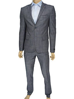 Стильний класичний чоловічий костюм Daniel Perry C: 10047 # 345 сірого кольору