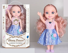 Лялька музична велика YL 005 A-6, 34 см, з довгим волоссям, з аксесуарами