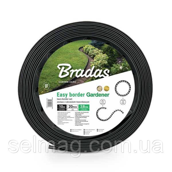 Бордюр газонный Bradas 10 м * 40 мм с колышками - фото 1 - id-p1350034914