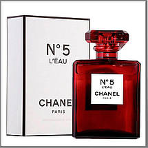 Chanel N5 L'eau Red Edition парфумована вода 100 ml. (Шанель №5 Наповнююча Єау Ред Эдишн), фото 2