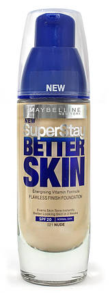 Тональний крем Maybelline Super Stay Better Skin, SPF 20, 30 мл, фото 1