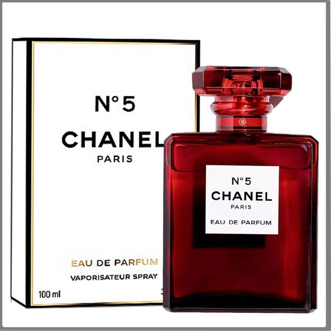Chanel N5 Red Edition Eau de Parfum парфумована вода 100 ml. (Шанель No5 Едішн Ред Еау де Парфуми)