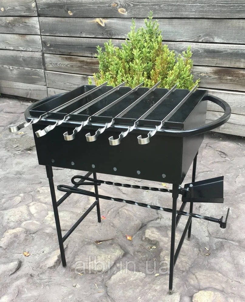 Мангал садовий металевий М6-2н