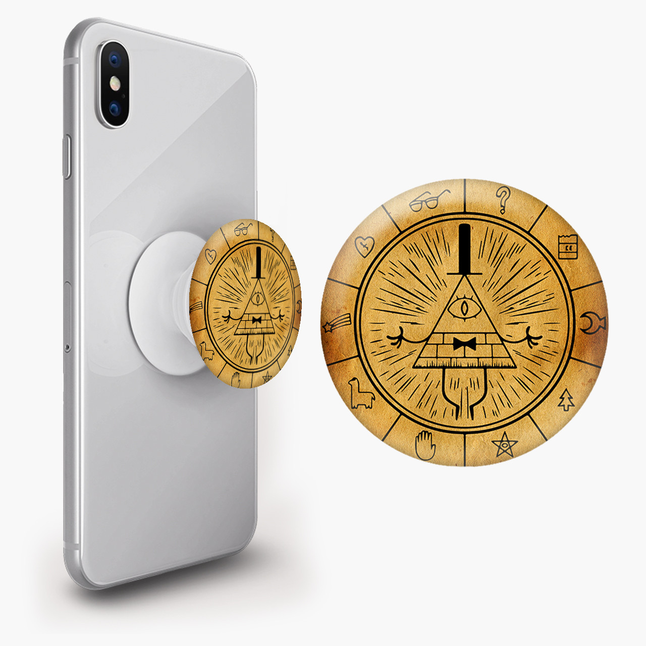 Тримач для смартфона попсокет (Popsockets)  Білл Шифр Гравити Фолз (Bill Cipher Gravity Falls)