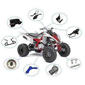 Запчастини для китайського квадроцикла ATV 110 ATV 125 ATV 150 250 400 500 600 700 Hummer Shineray