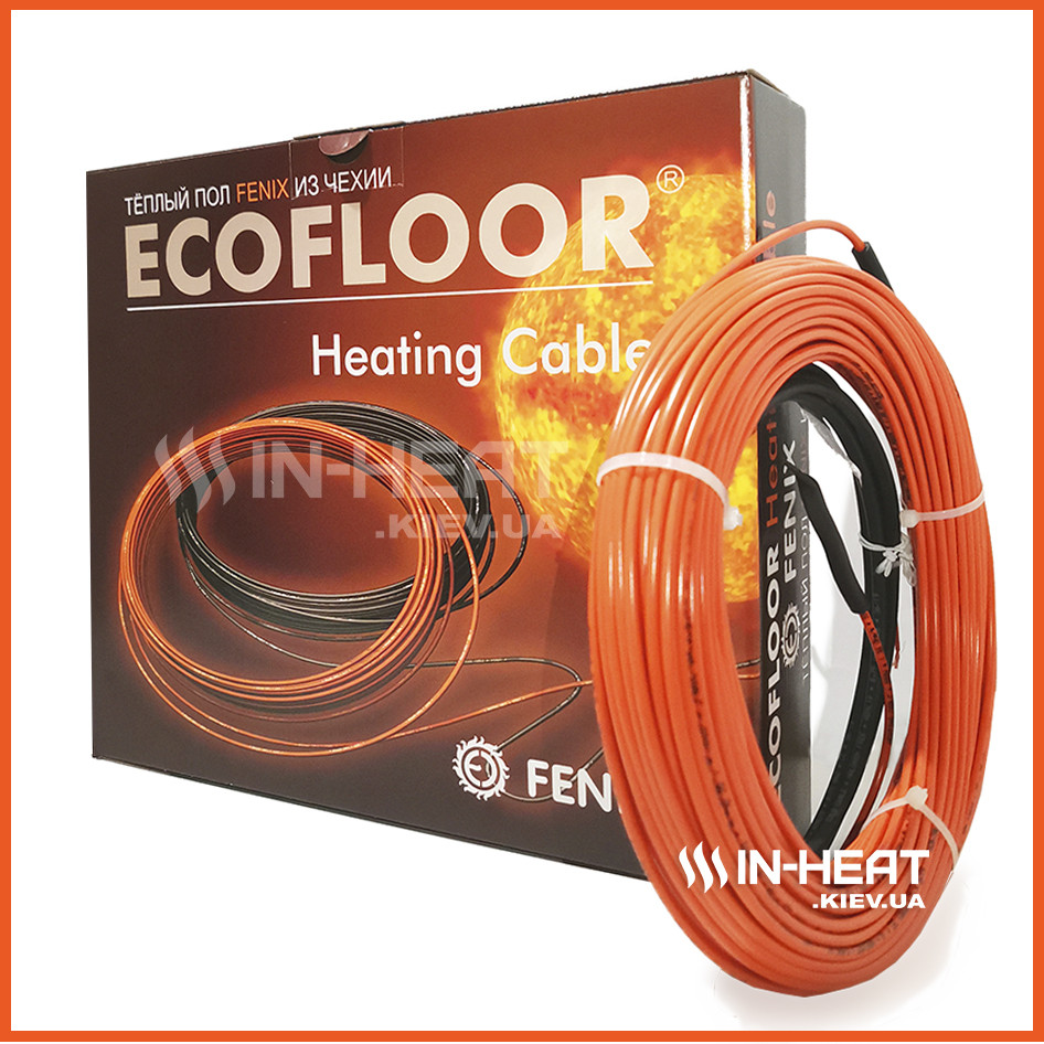 Тонкий нагрівальний кабель Fenix ADSV-18/57.5 м/1000 Вт/4.6 - 6.9 м2/кабель Фенікс
