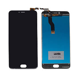 Дисплей для телефону Meizu M3 Note (L681H) з сенсорним склом (Чорний) Оригінал Китай