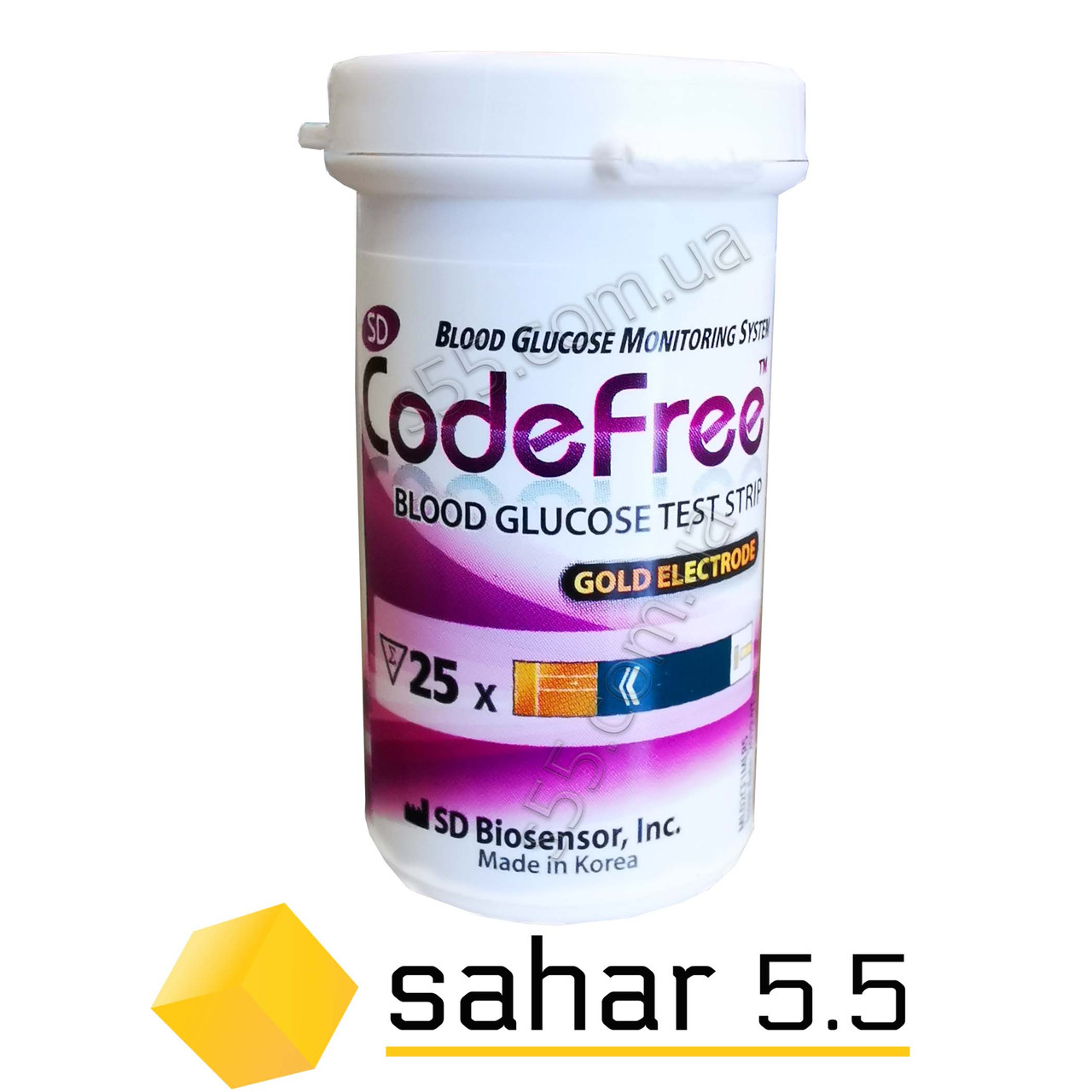 Тест-смужки КодФрі 25шт.- SD CodeFree