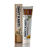 Зубная паста, Дант Канти, Патанжали Медикейт , Tooth Paste, Dant Kanti, Patanjali Medicated, 100 gr