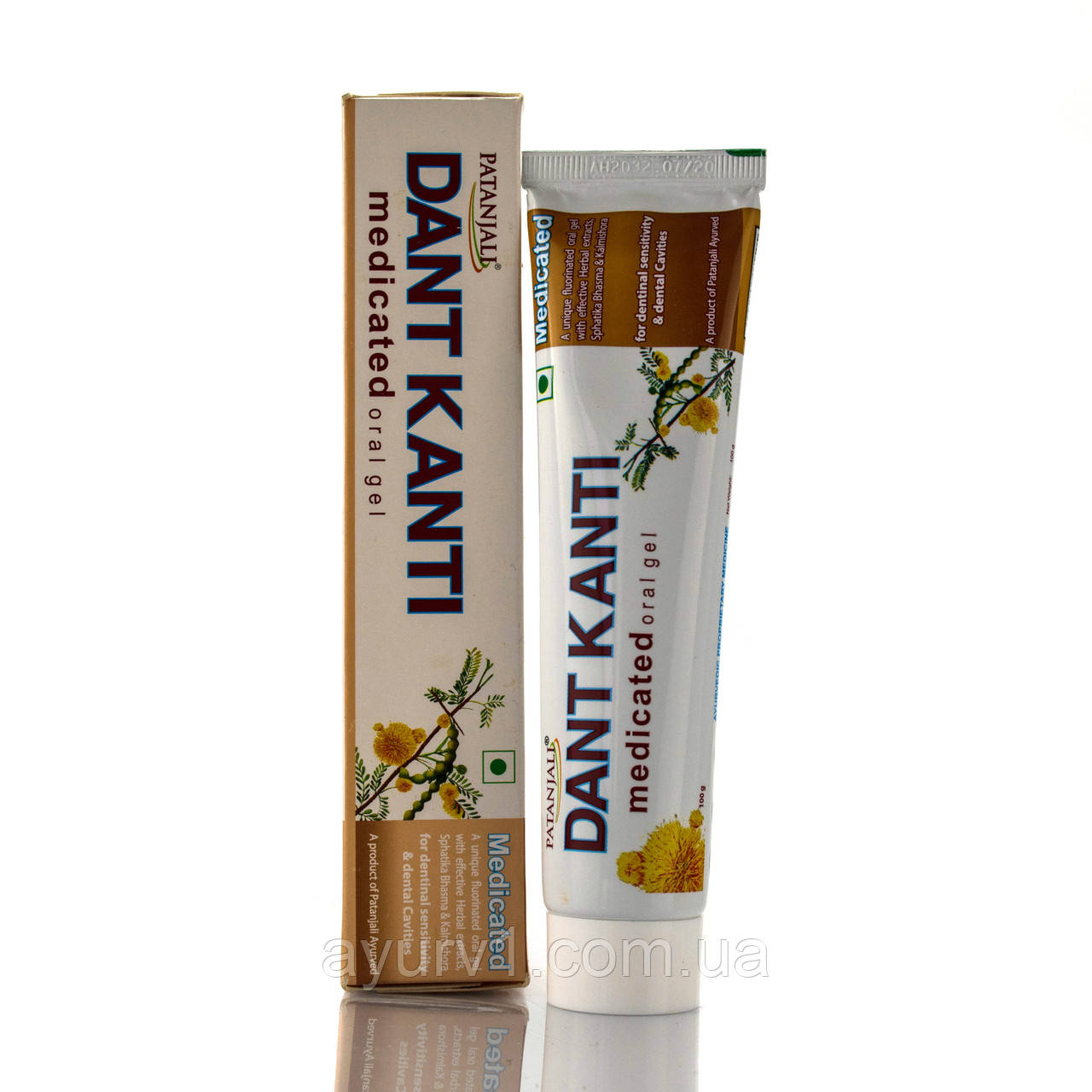 Зубна паста, Dant Канті, Патанжалі Медикейт/ Tooth Paste, Dant Kanti, Patanjali Medimated/100 gr