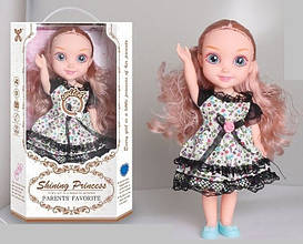 Музична лялька з довгим волоссям YL 005 A-7, 34 см, зі світловими та звуковими ефектами та гребінцем