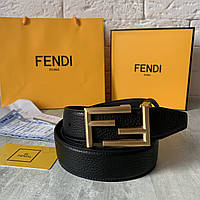 Ремень кожанный FENDI 02 ЛЮКС